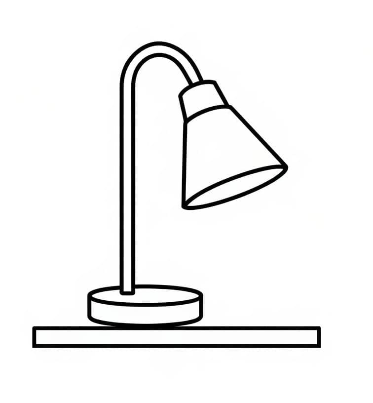 Dibujos de Lampara gratis para colorear