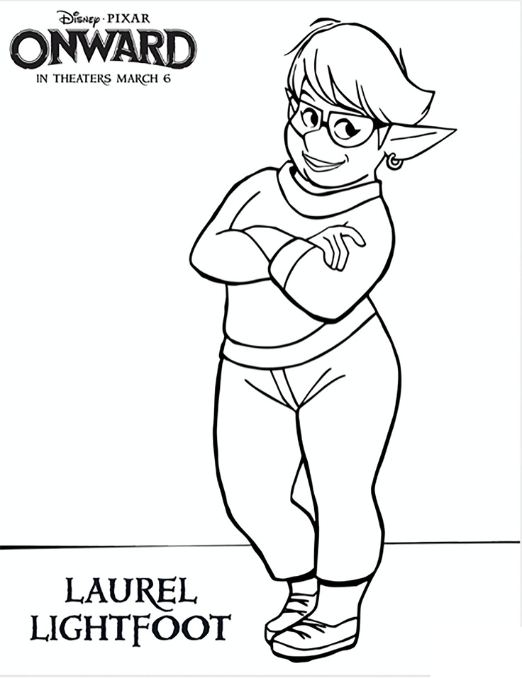Laurel Lightfoot para colorir