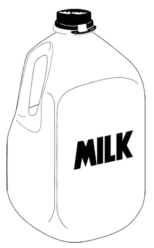 Dibujos de Leche 10 para colorear