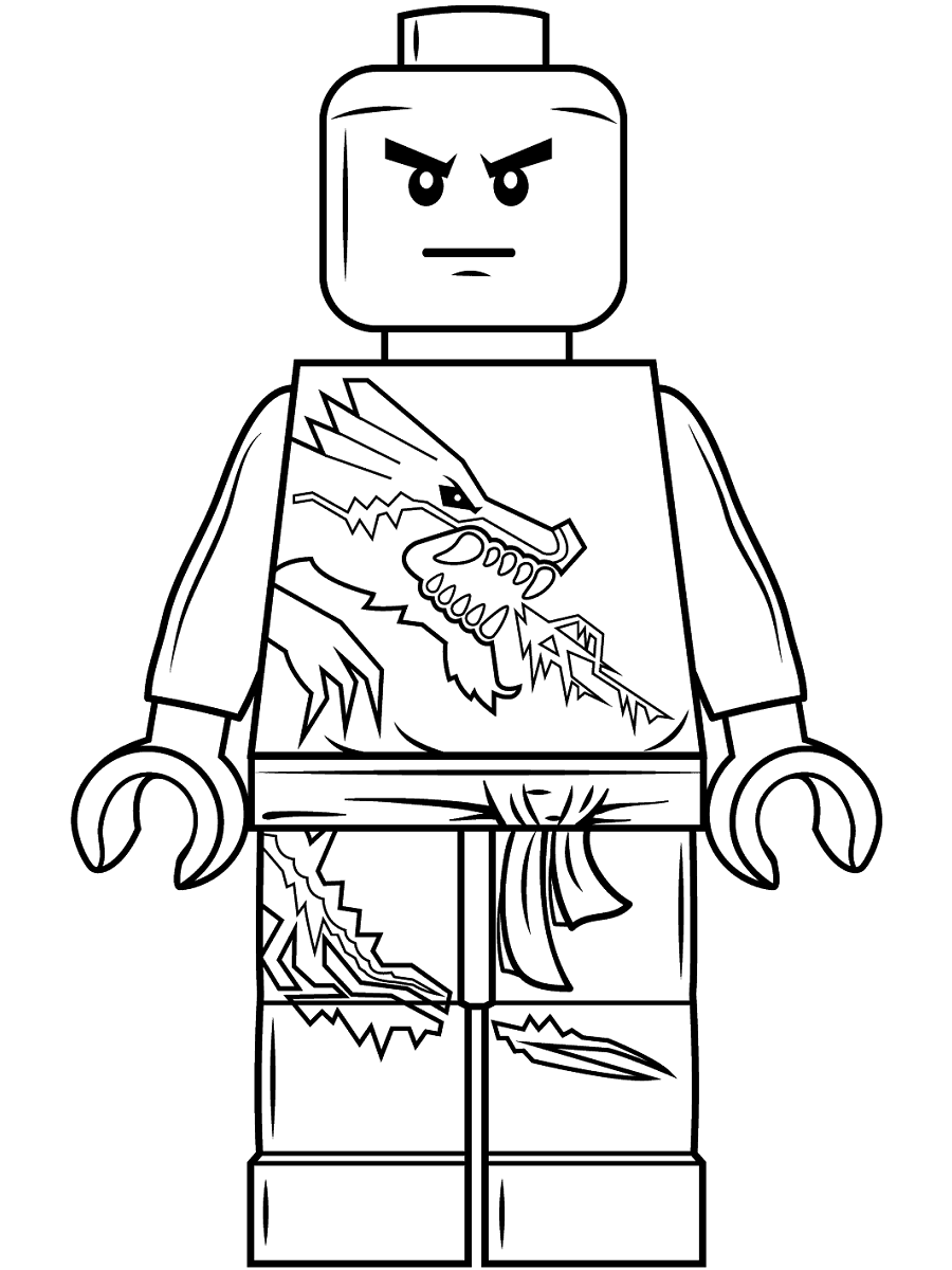 Dibujos de Lego Ninjago Lloyd para colorear