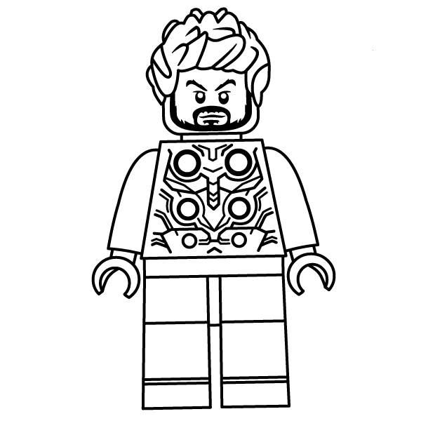Lego Thor En Thor Ragnarok para colorir