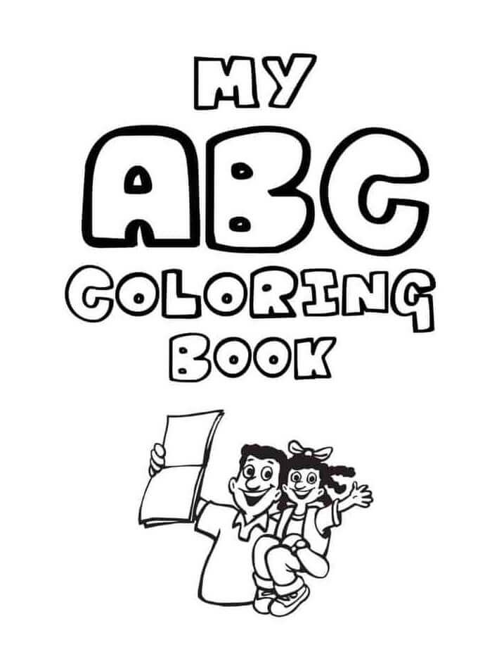 Dibujos de Libro De Colorear ABC para colorear