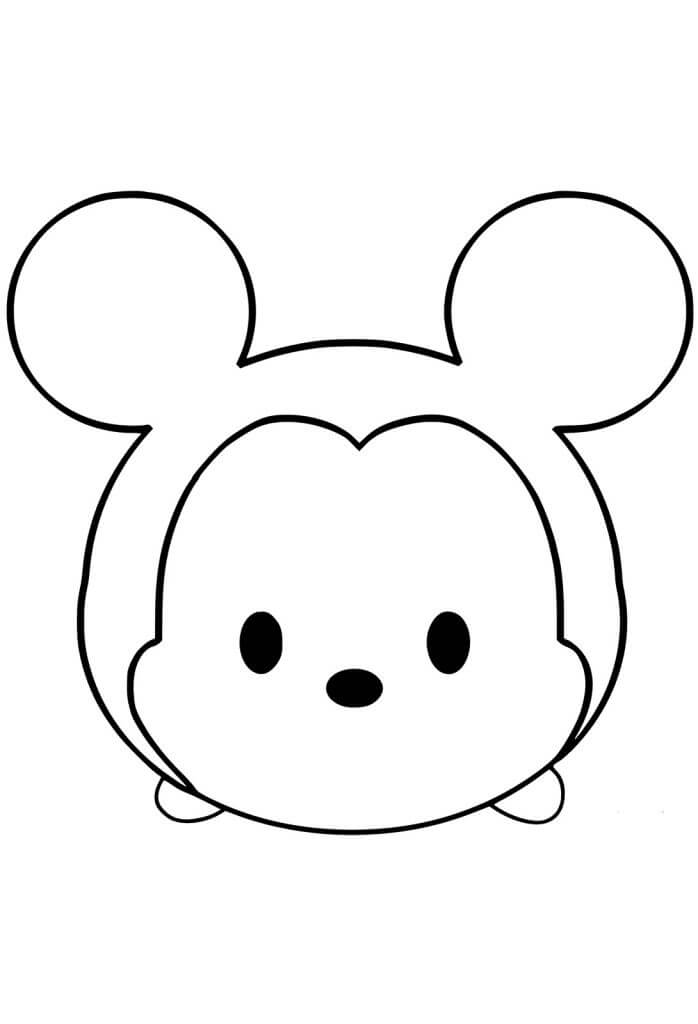 Lindo Emoji de Ratón para colorir