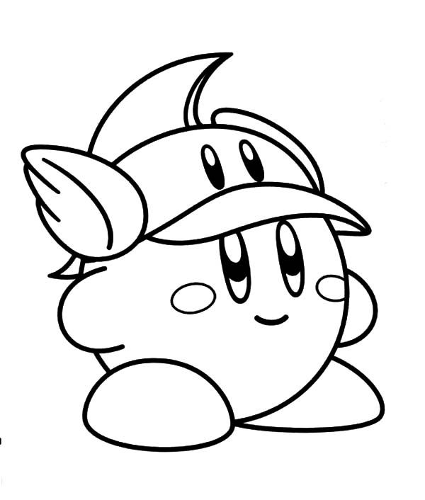 Lindo Kirby para colorir