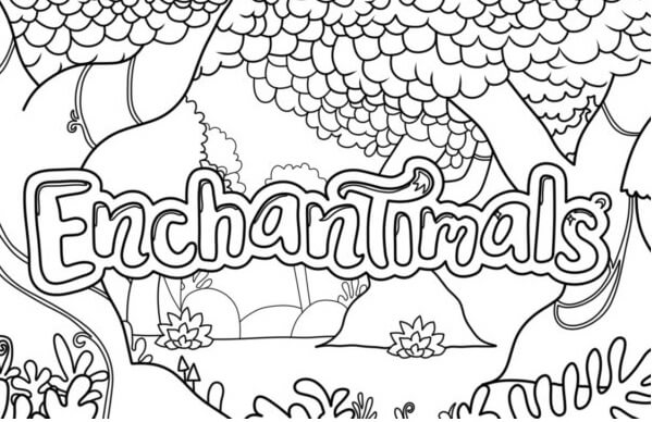 Dibujos de Logotipo De Enchantimals para colorear