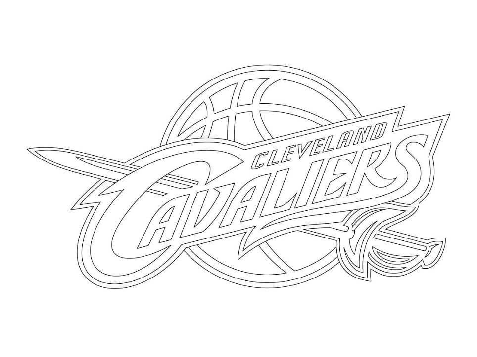 Logotipo de los Cavaliers de Cleveland para colorir