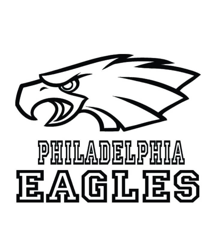 Logotipo del Águila para colorir