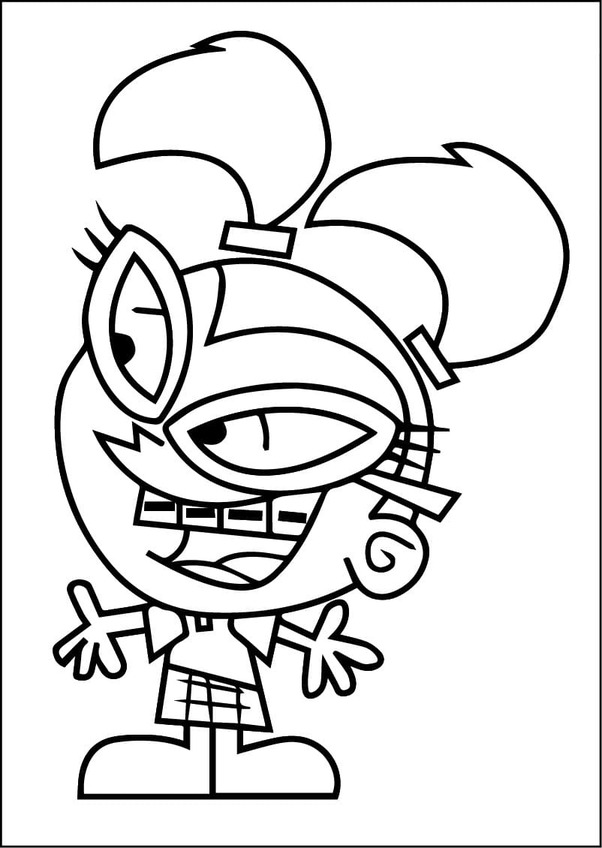 Dibujos de Los Padrinos Mágicos 1 para colorear