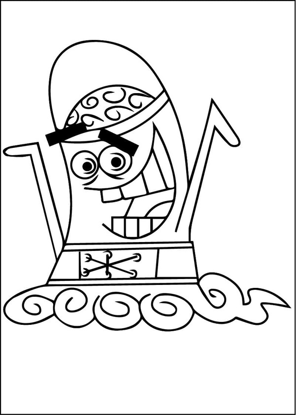 Dibujos de Los Padrinos Mágicos 3 para colorear