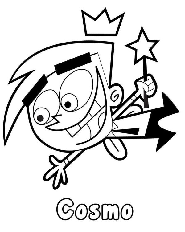 Dibujos de Los Padrinos Mágicos para niños para colorear