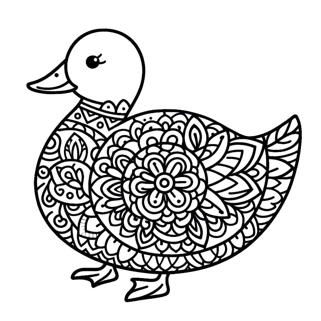 Dibujos de Mandalas de Animales 4 para colorear