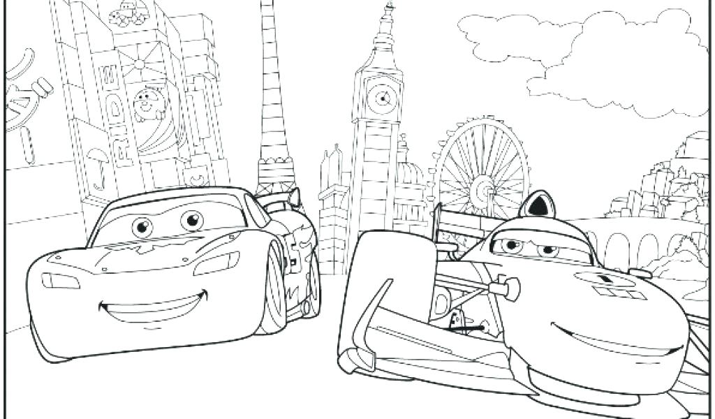 Dibujos de McQueen Carreras En Londres para colorear