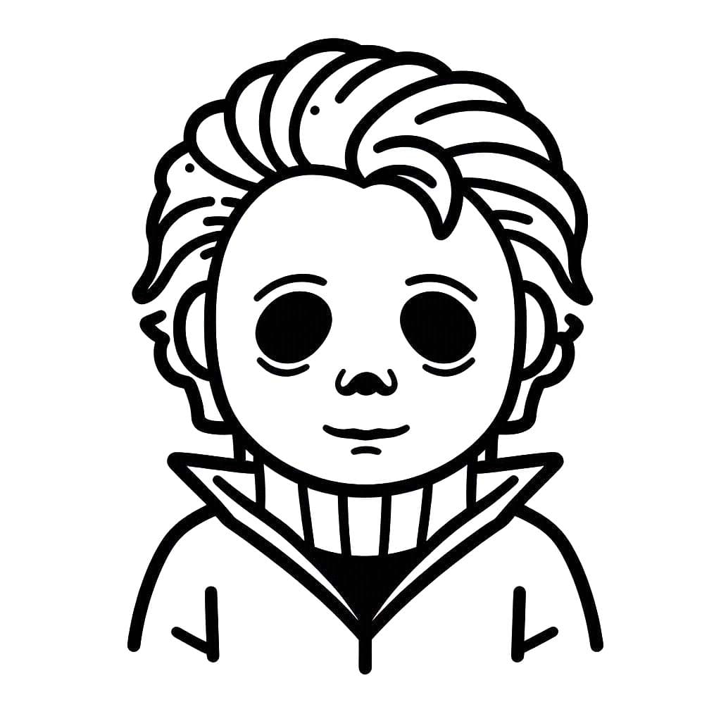 Dibujos de Michael Myers gratis para colorear