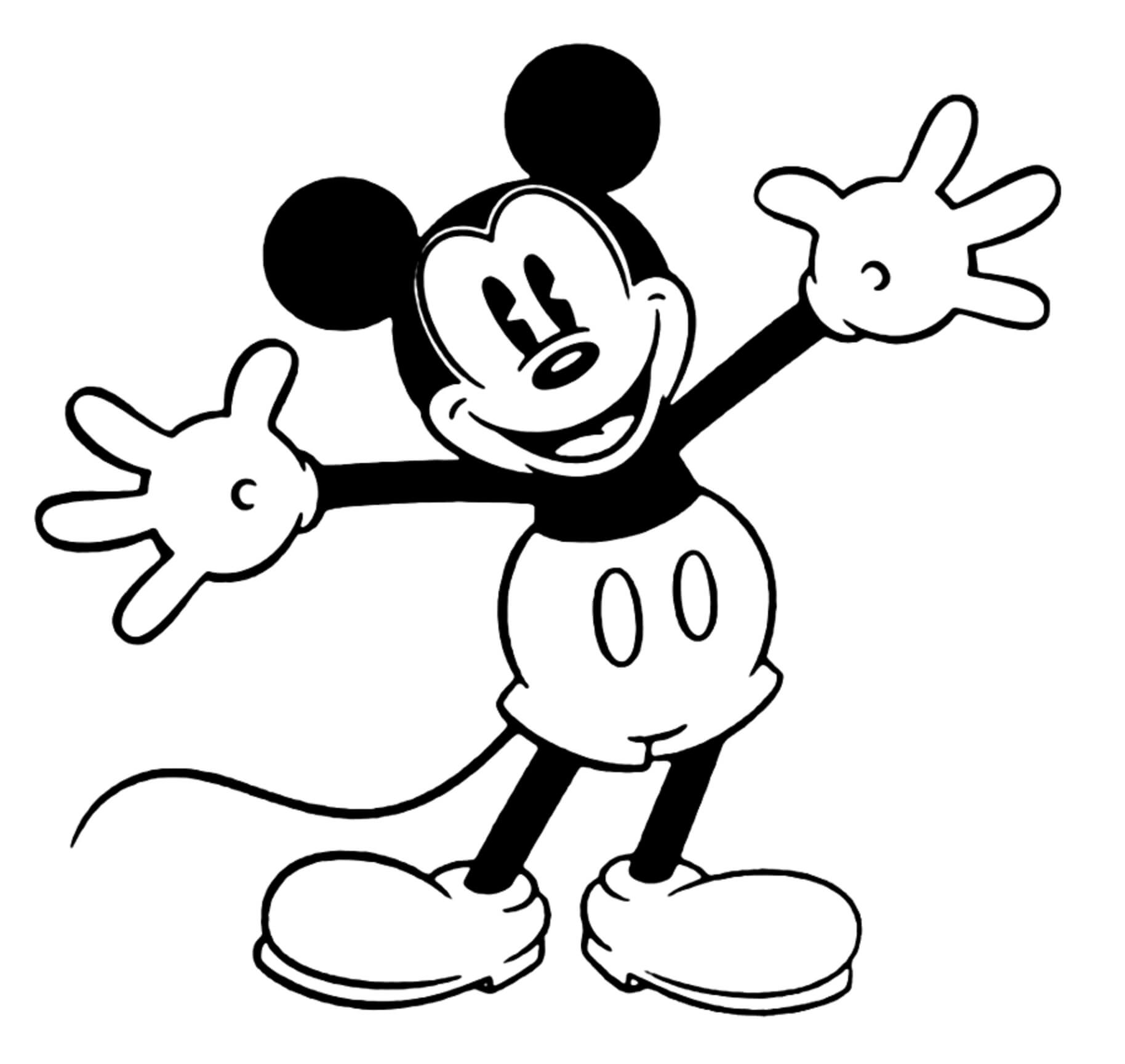 Mickey clásico para colorir