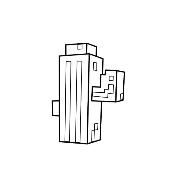 Dibujos de Minecraft imprimible para colorear