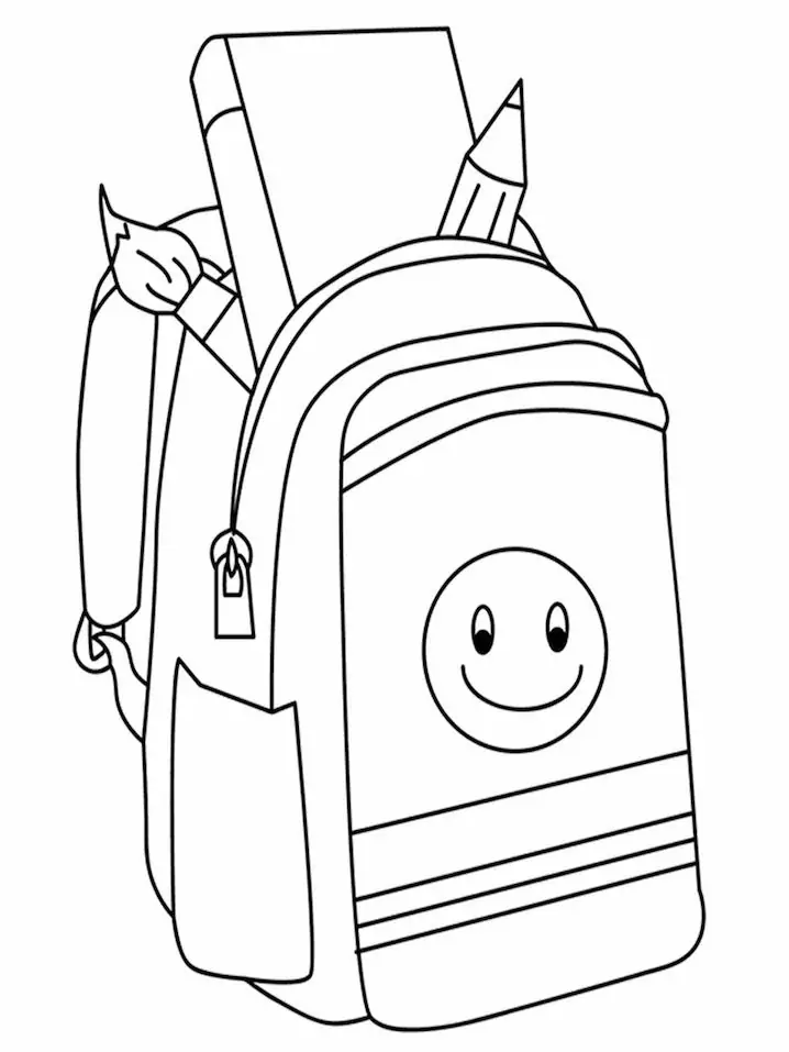 Dibujos de Mochila - Página 1 para colorear