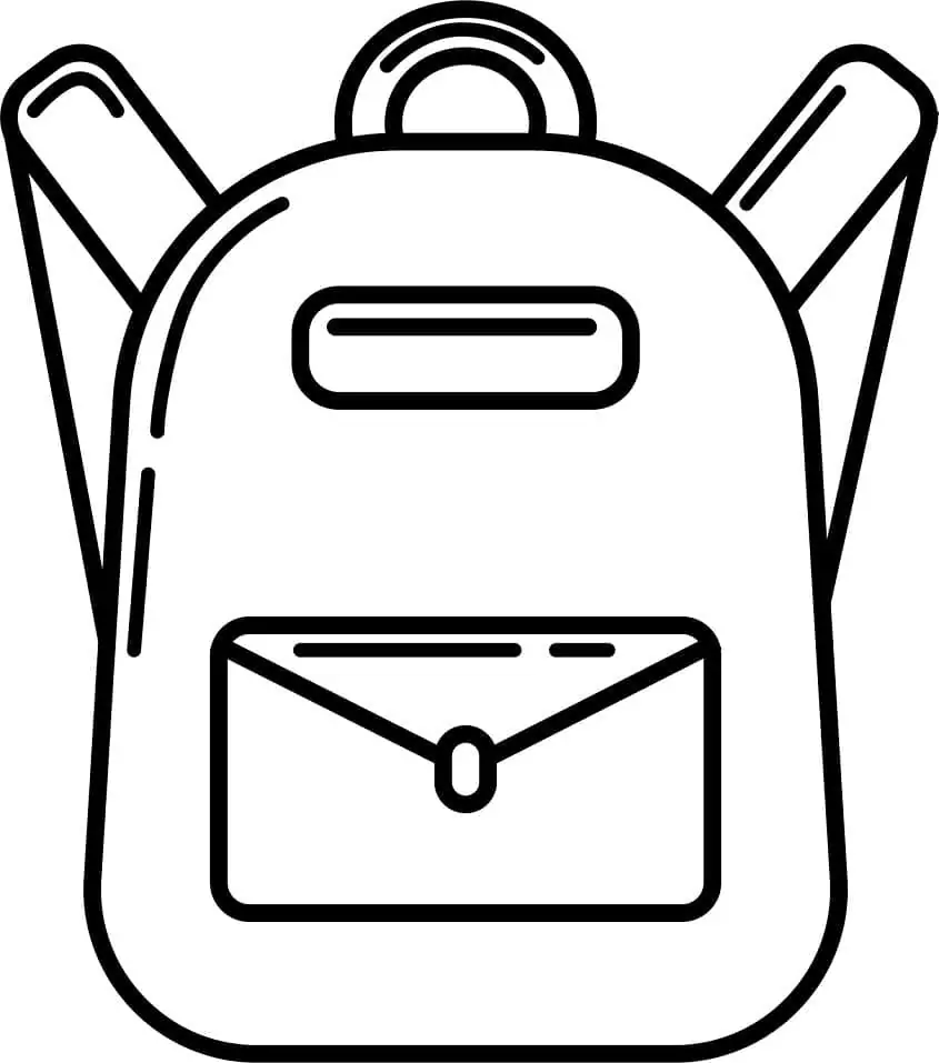 Dibujos de Mochila para dibujar gratis para colorear