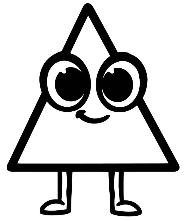Muy fácil Figuras Geometricas para colorir