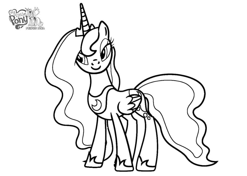 Dibujos de My Little Pony gratis para niños para colorear