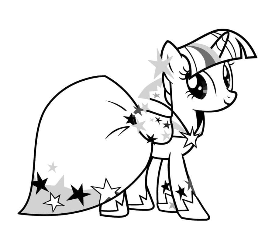 Dibujos de My Little Pony Imprimible gratis para niños para colorear