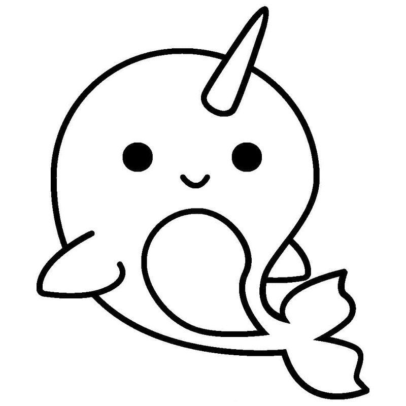 Narval coloring pages
