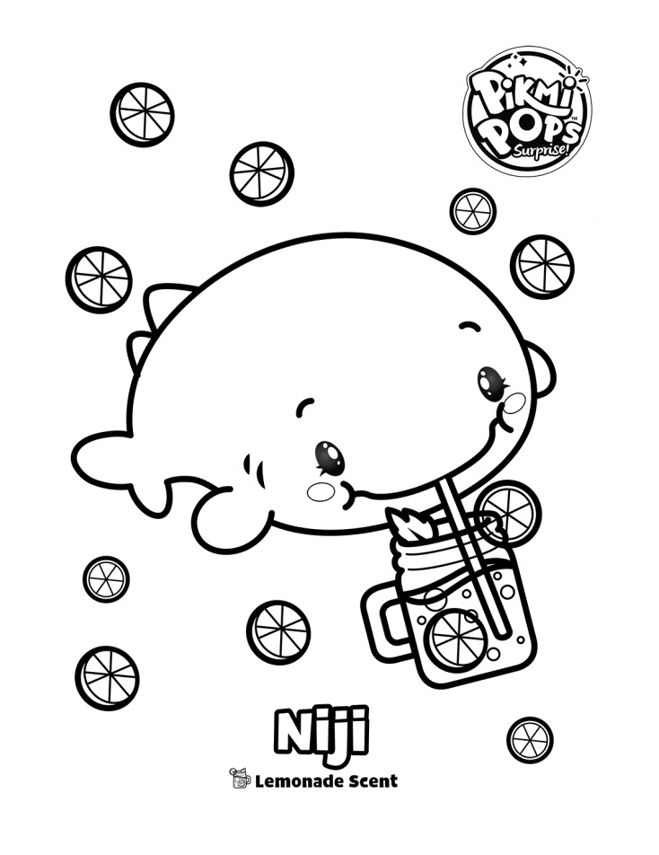 Niji Pikmi Música Pop para colorir