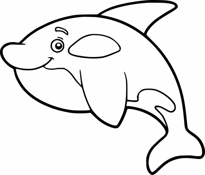 Orca para colorear