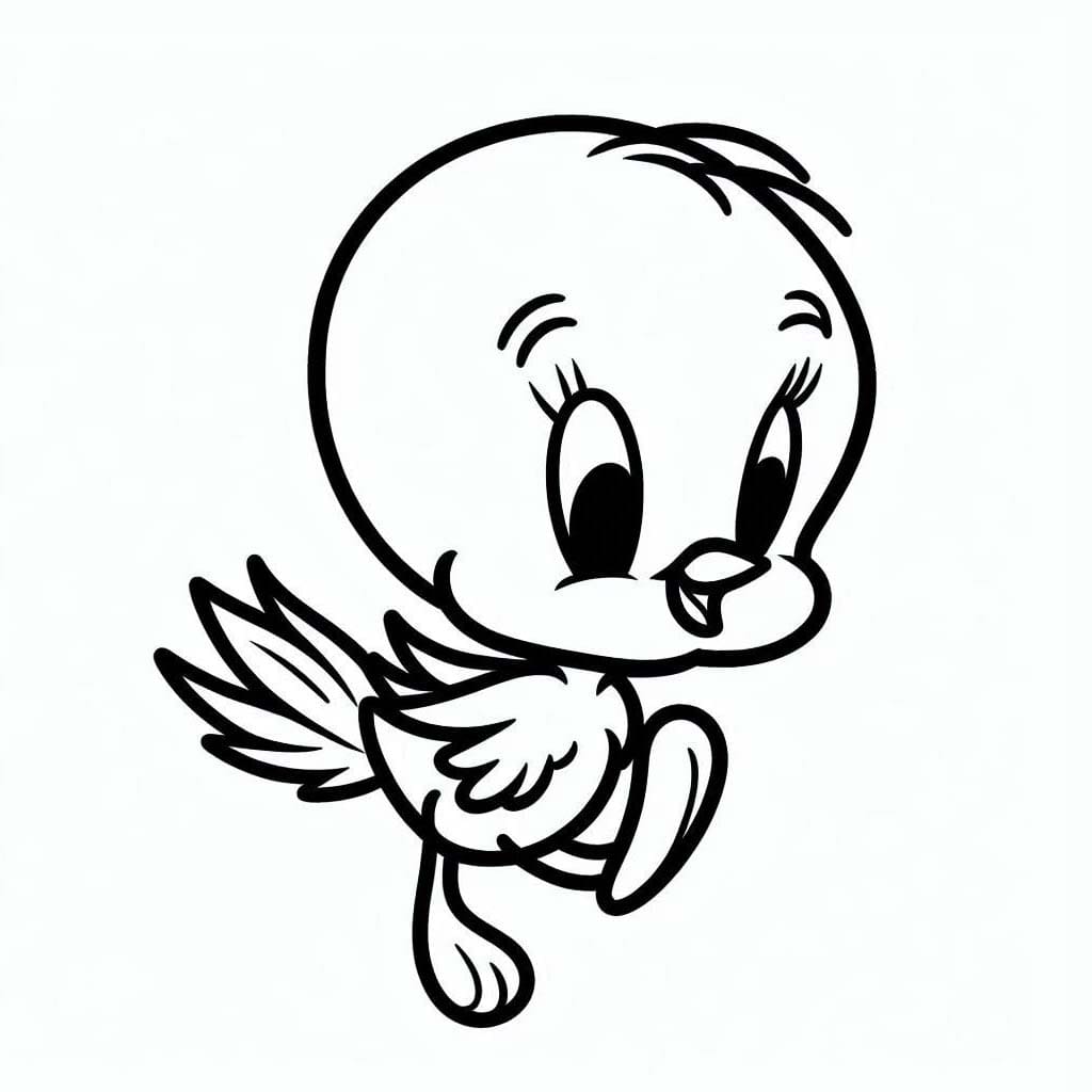 Dibujos de Pájaro Piolin 1 para colorear