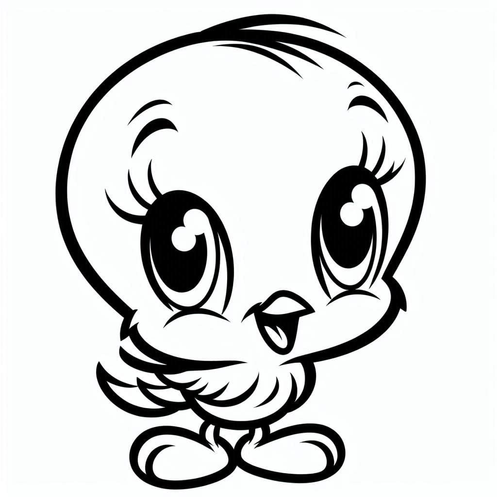 Dibujos de Pájaro Piolin 5 para colorear