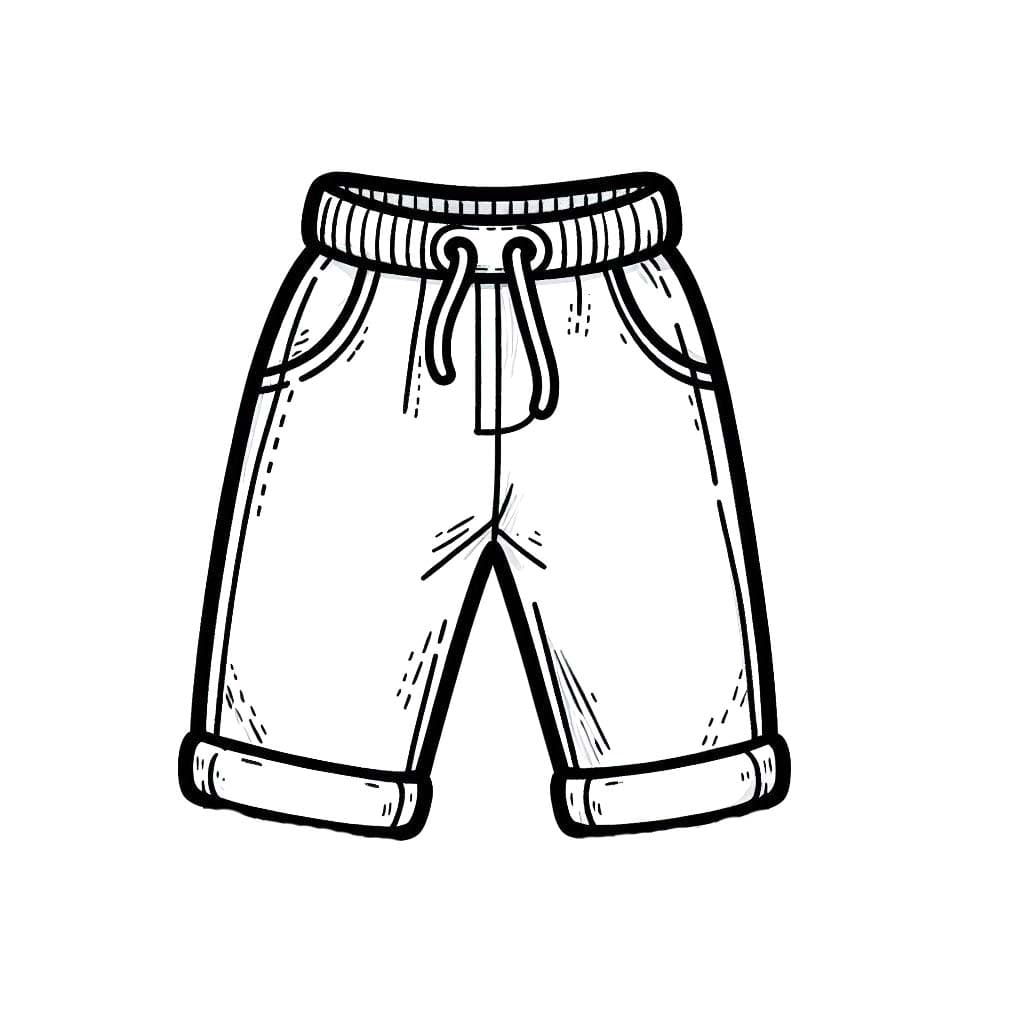 Dibujos de Pantalon gratis para colorear