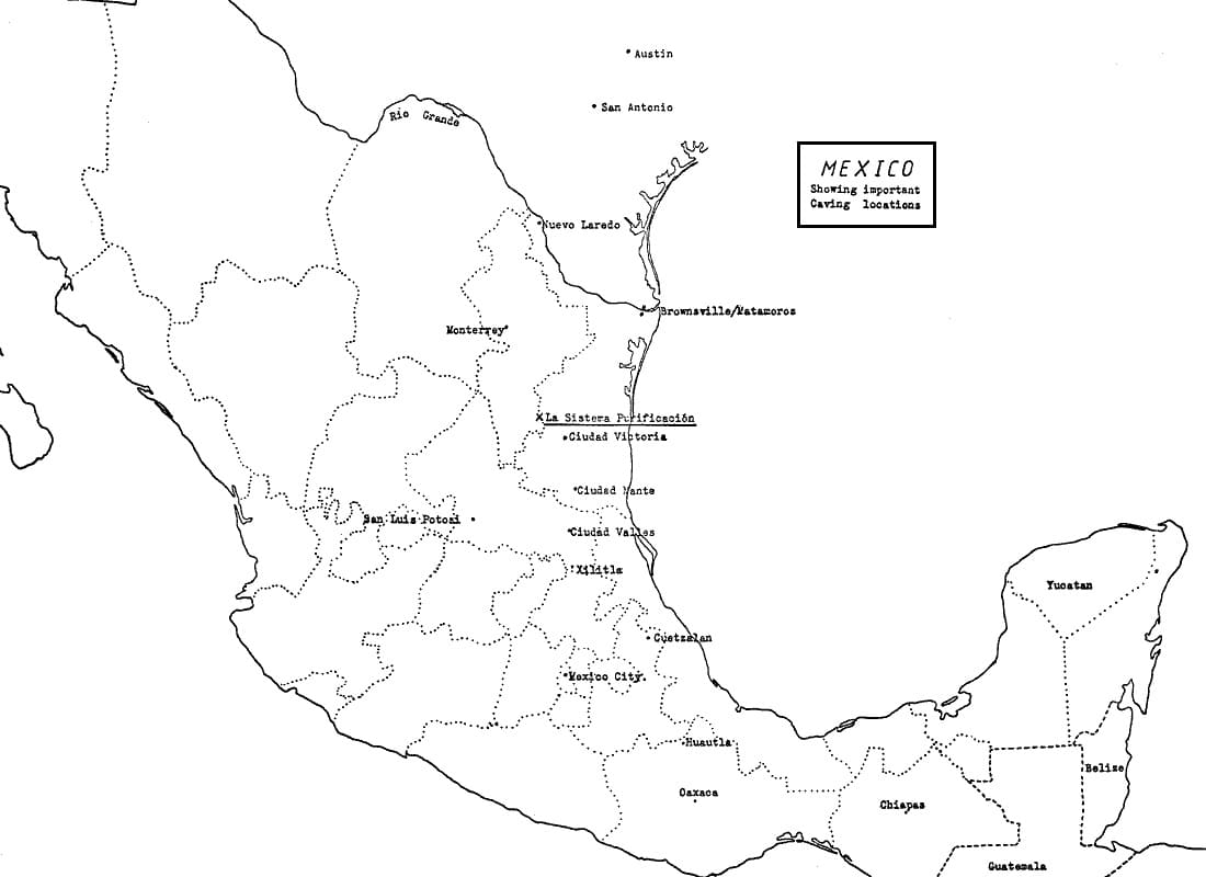 Dibujos de Para imprimir Mapa de México para colorear