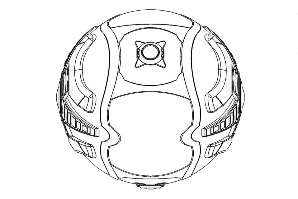 Dibujos de Pelota de Rocket League para colorear