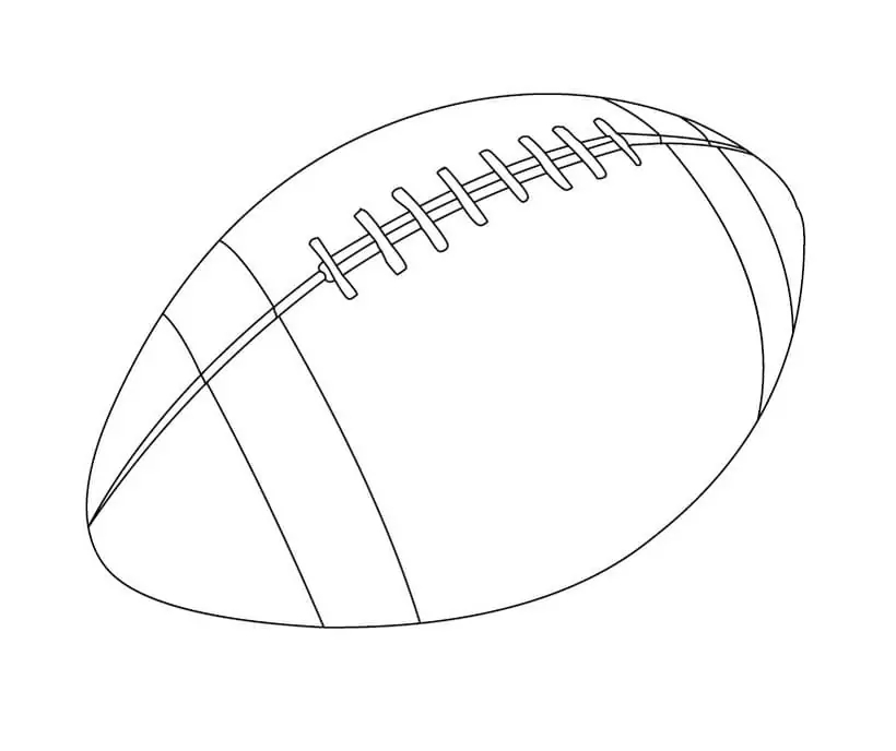 Dibujos de Pelota de rugby para colorear