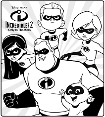 Dibujos de Incredibles 2