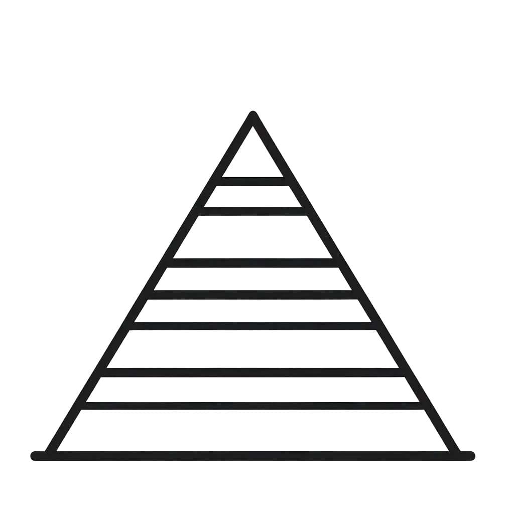 Dibujos de Pirámide 5 para colorear