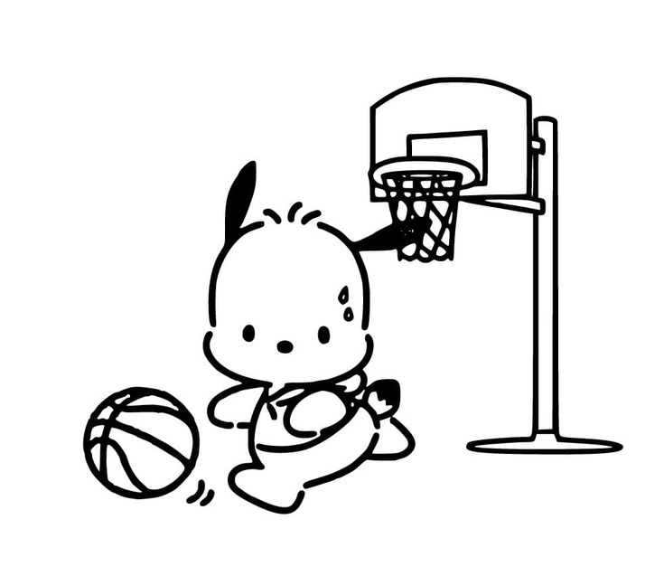 Dibujos de Pochacco imprimir gratis para colorear