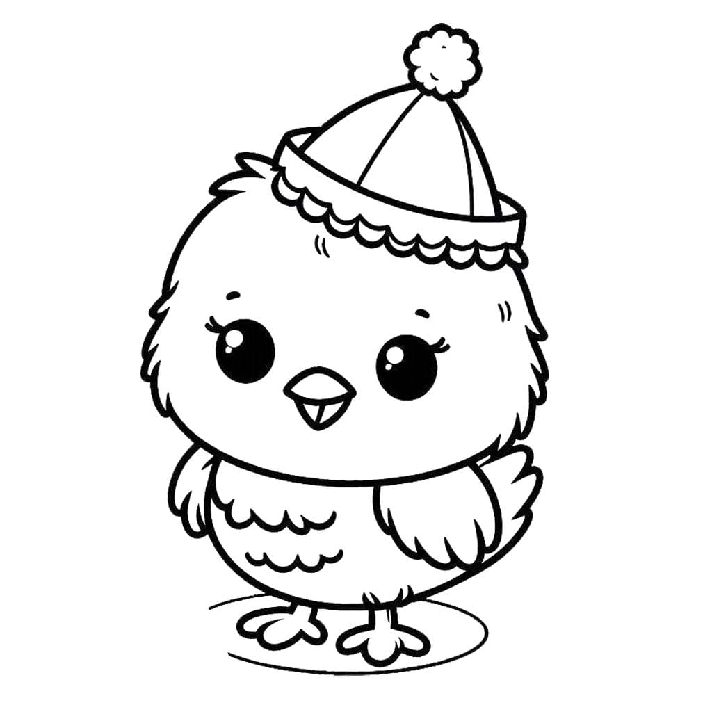 Dibujos de Pollitos 5 para colorear