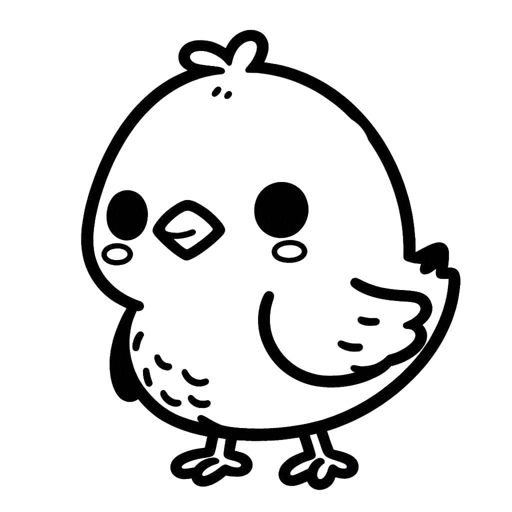 Dibujos de Pollitos 6 para colorear