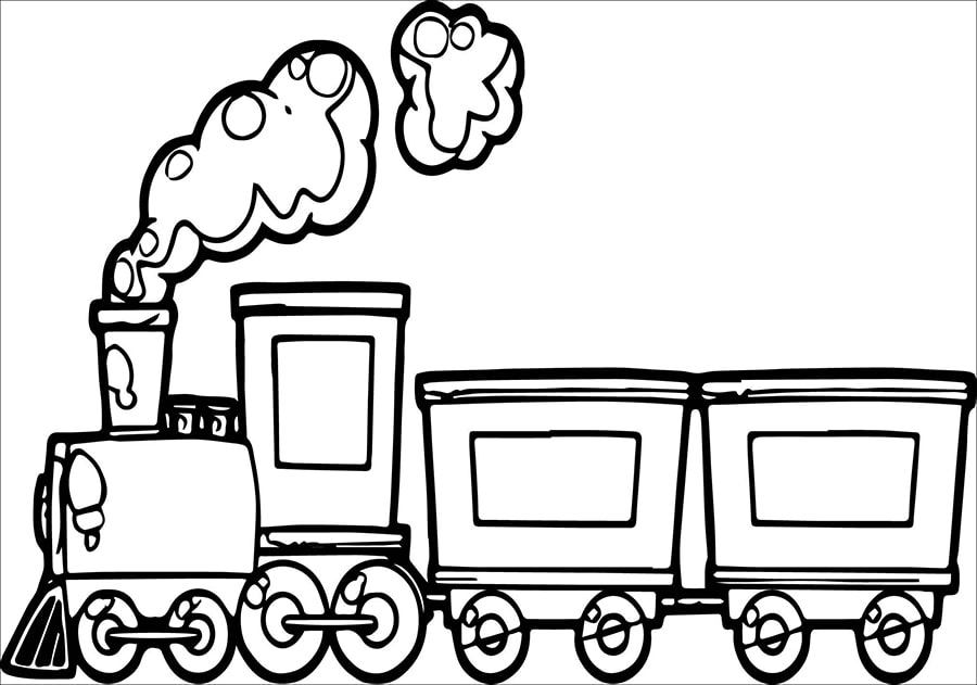 Dibujos de Precioso Tren para colorear