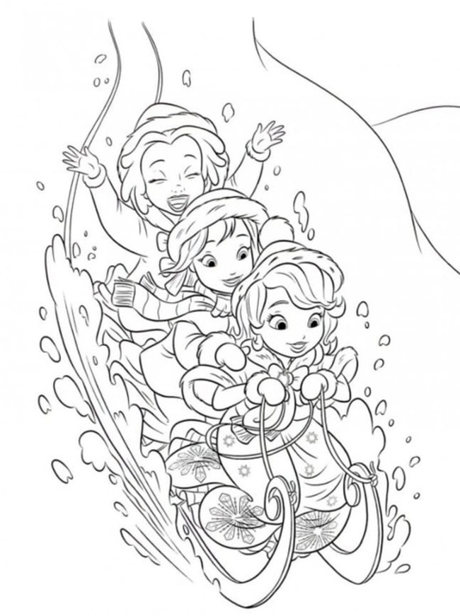 Dibujos de Princesita Sofía gratis para colorear