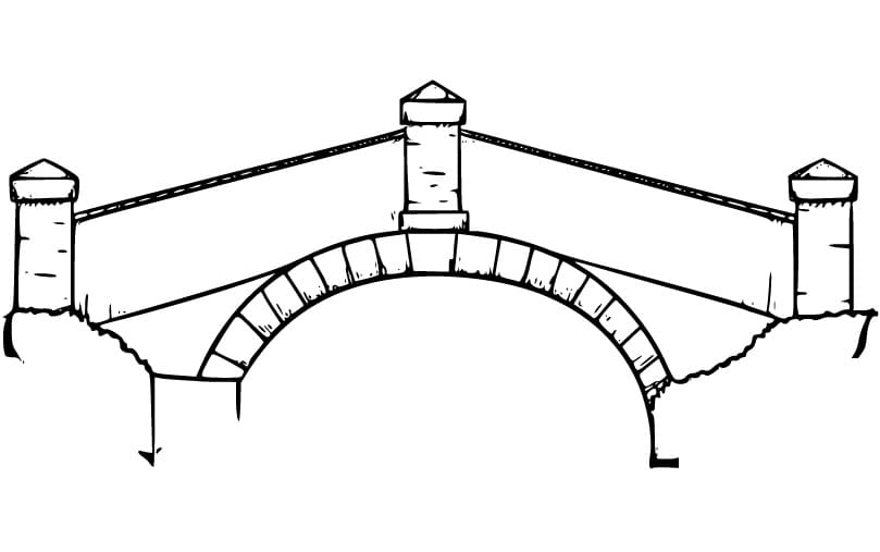 Dibujos de Puente de Boyaca para colorear