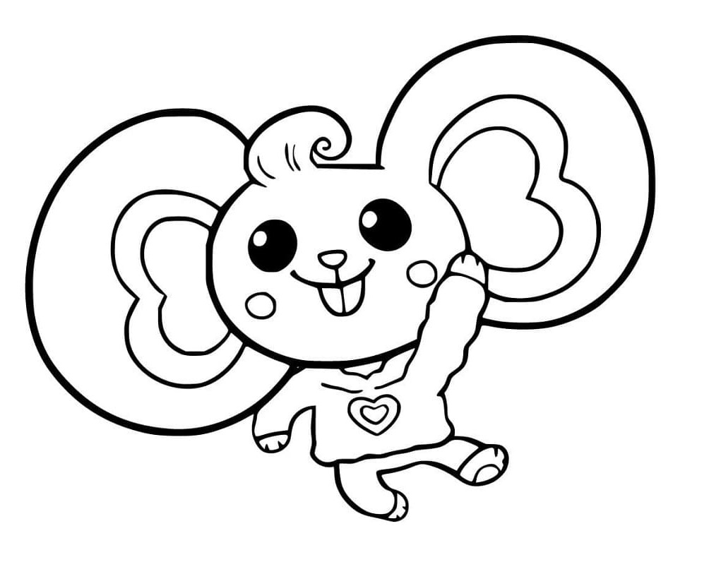 Ratón De Potato para colorir