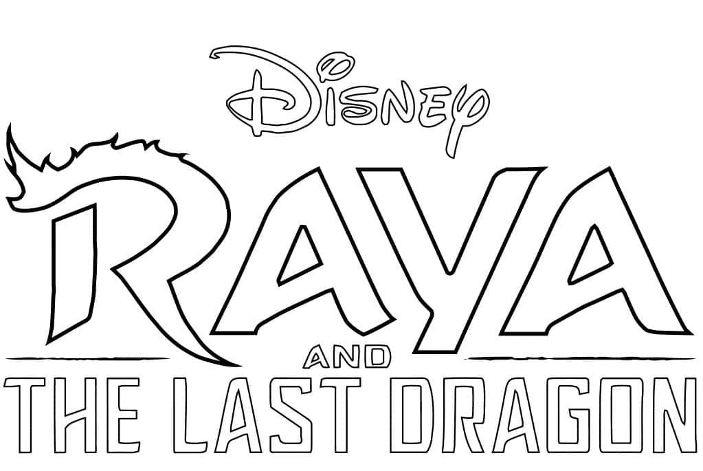 Raya y el último dragón para imprimir gratis para colorir