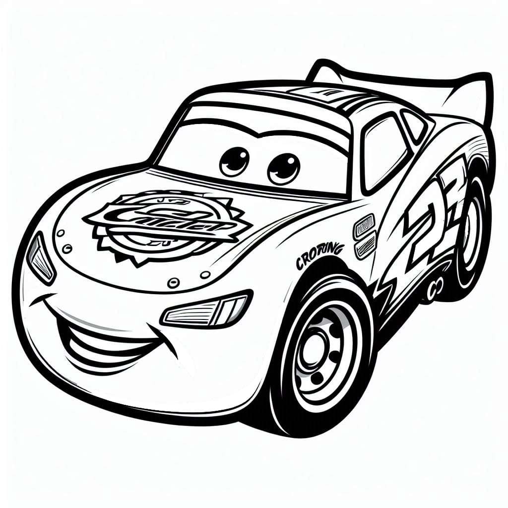 Rayo Mcqueen 1 para colorir