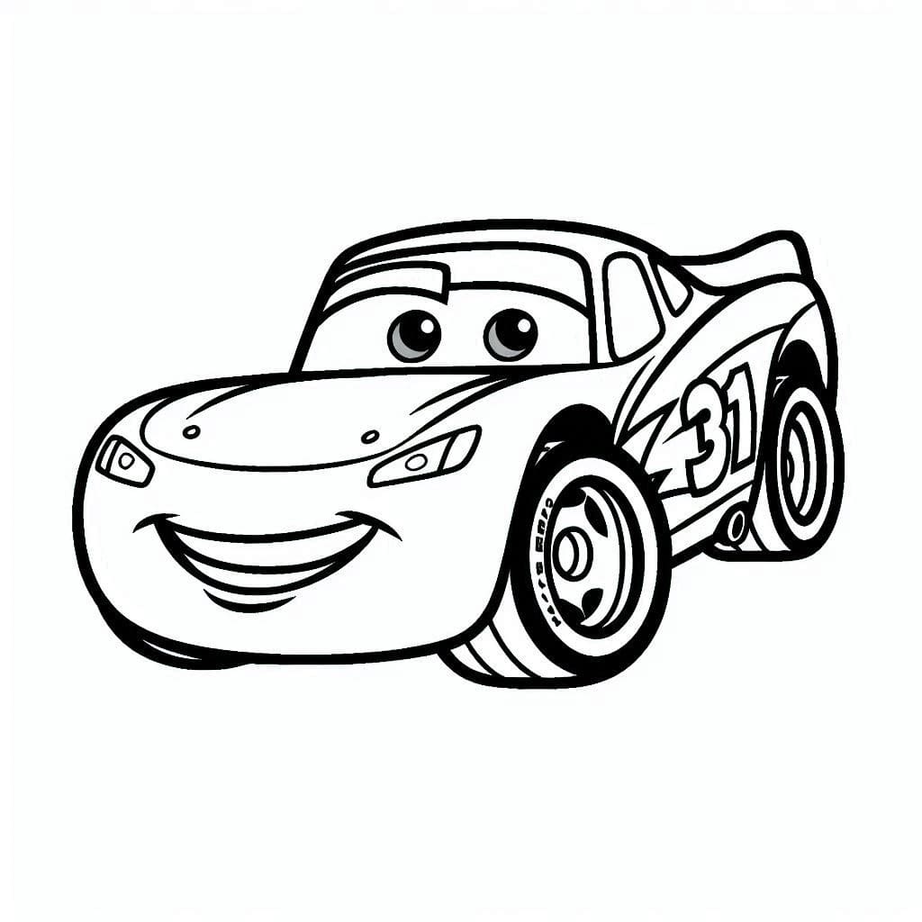 Rayo Mcqueen 2 para colorir