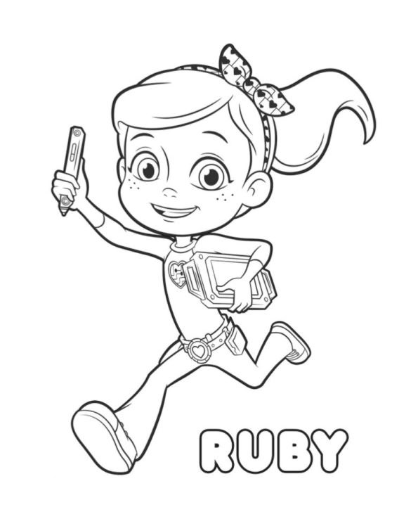 Ruby Ramirez para colorir