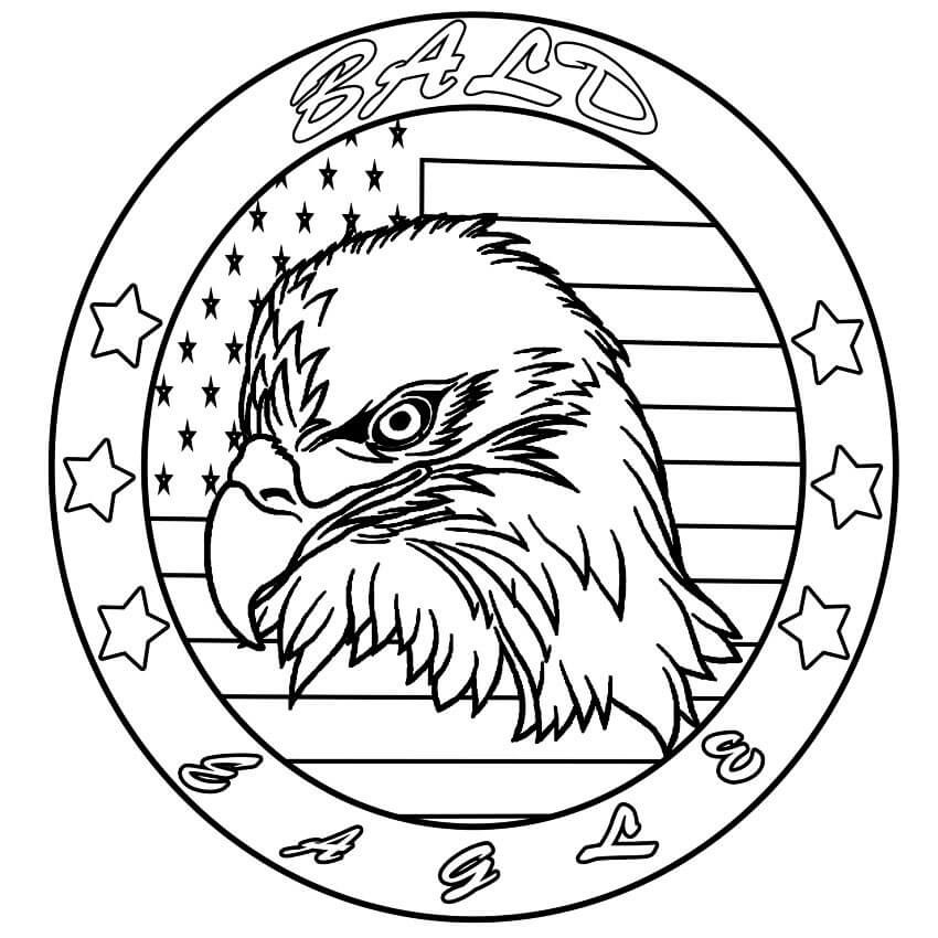 Símbolo de Águila para colorir
