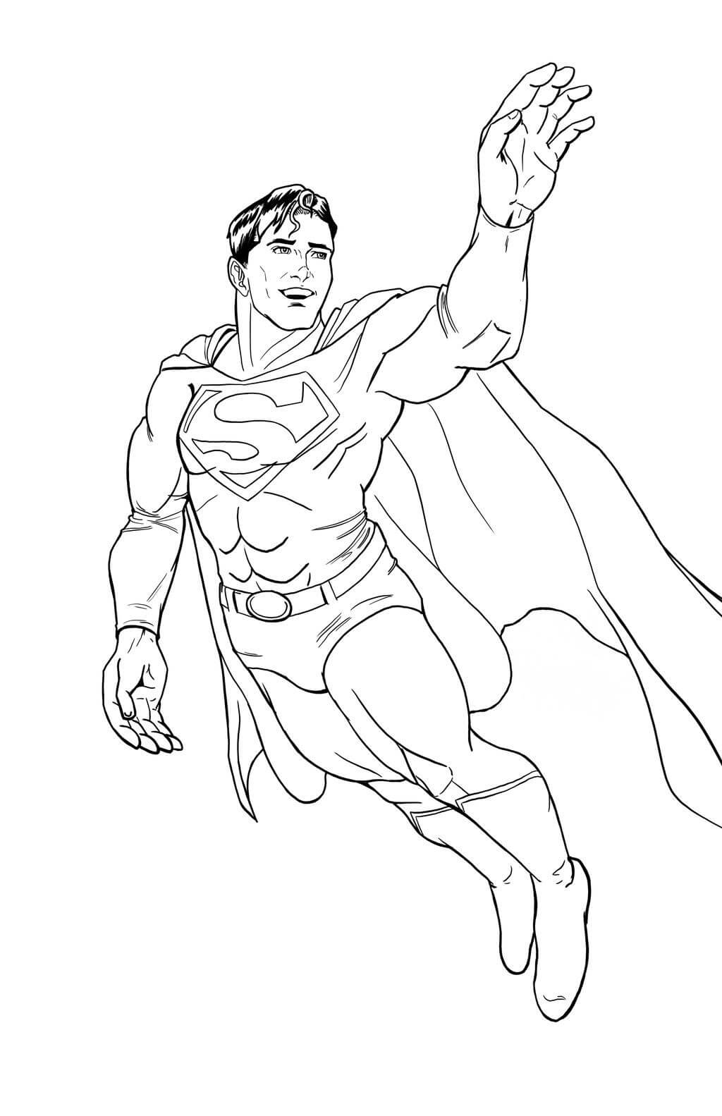 Superman Libre para colorir