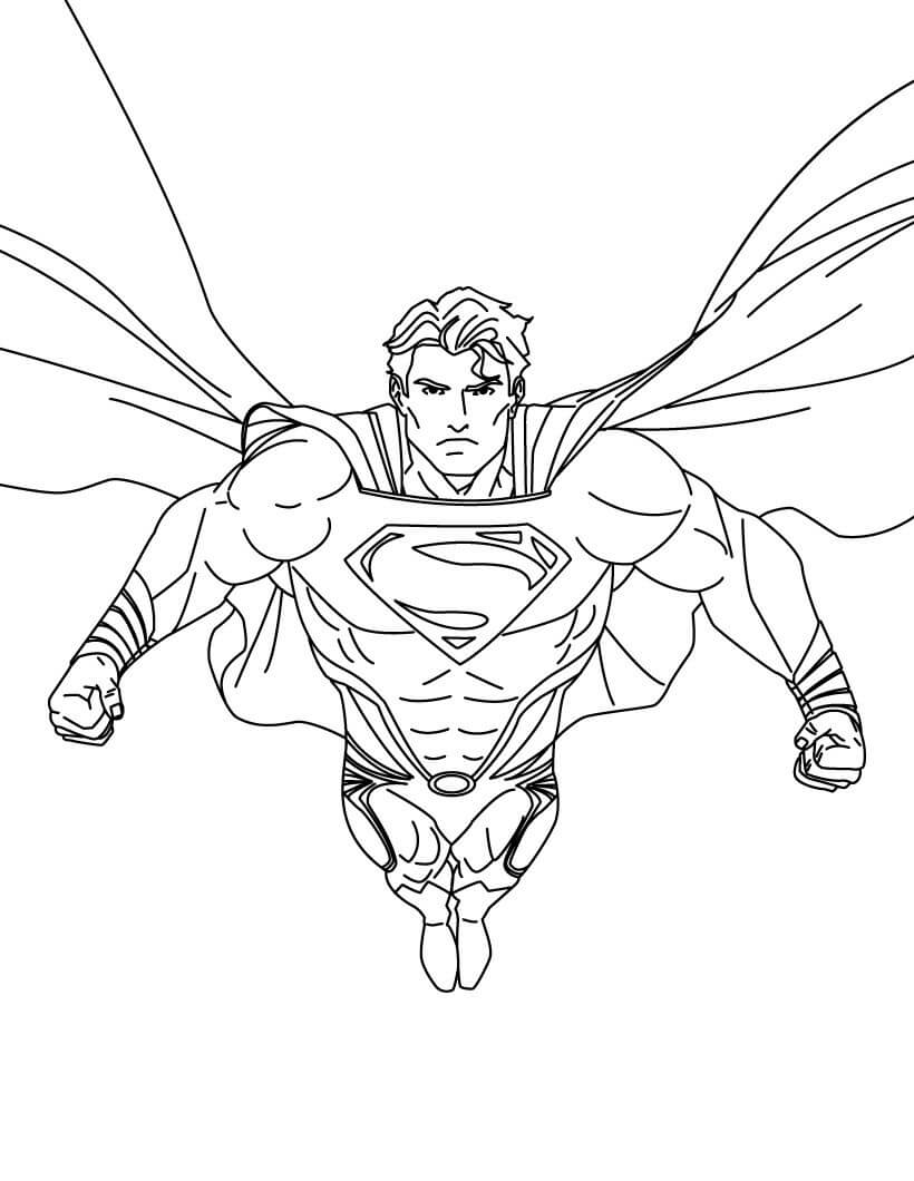 Perfect Superman para colorir