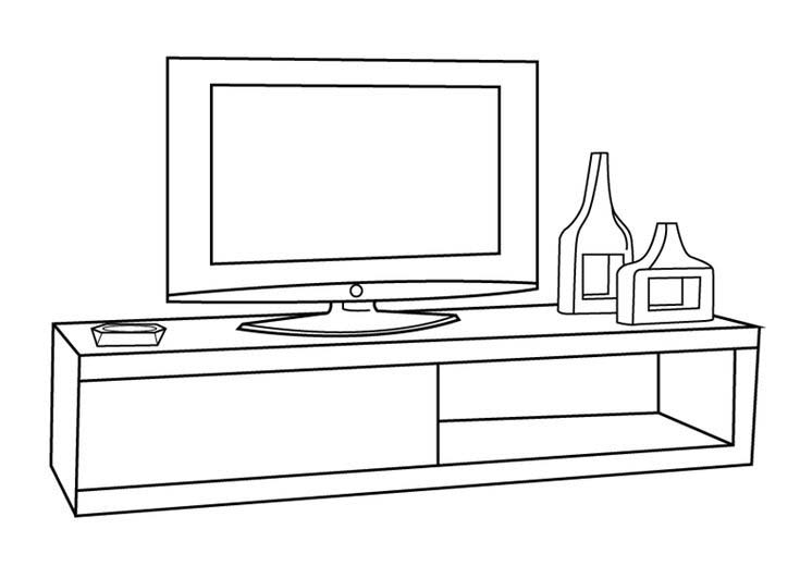 Dibujos de Televisión 1 para colorear